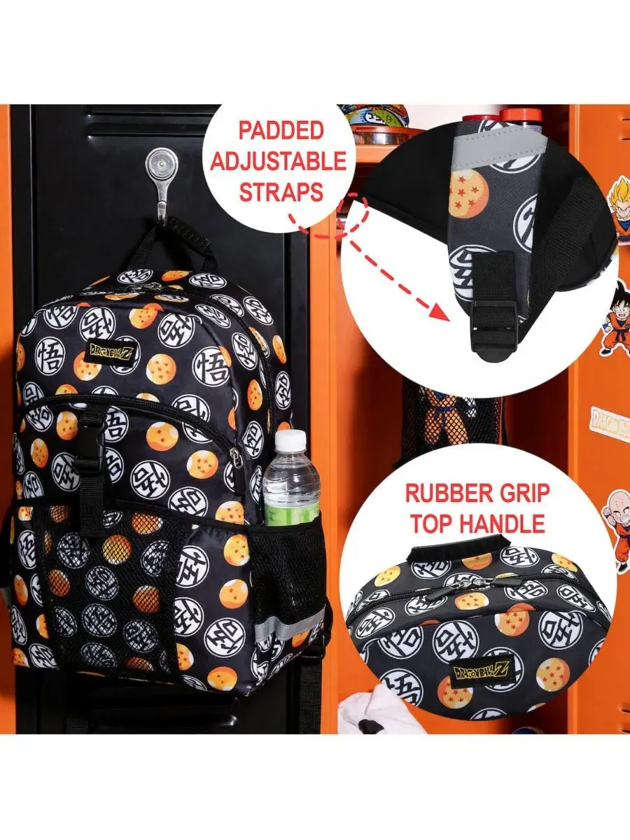 Рюкзак детский с ланч-боксом, с принтом Dragon Ball Z Dragon Ball Z All-Over Print — изображение 5 из 7