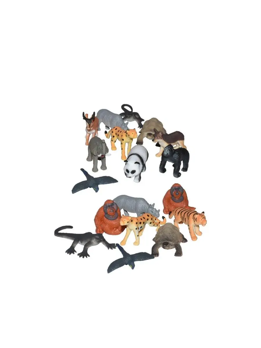 Набор фигурок исчезающих животных Nature Tube, 18 штук Wild Republic — изображение 2 из 2
