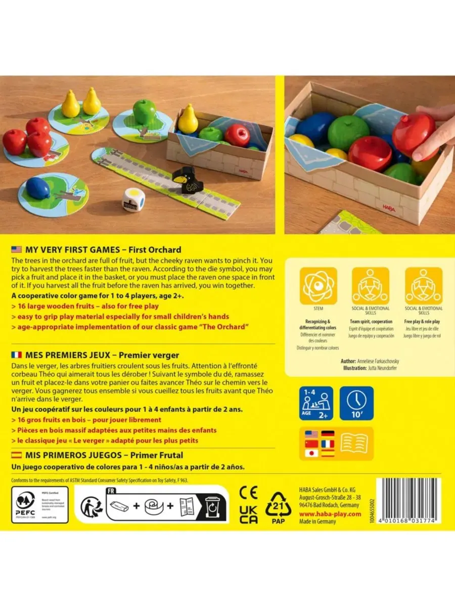 Настольная игра «Первый фруктовый сад» Haba, Mutli — изображение 7 из 8