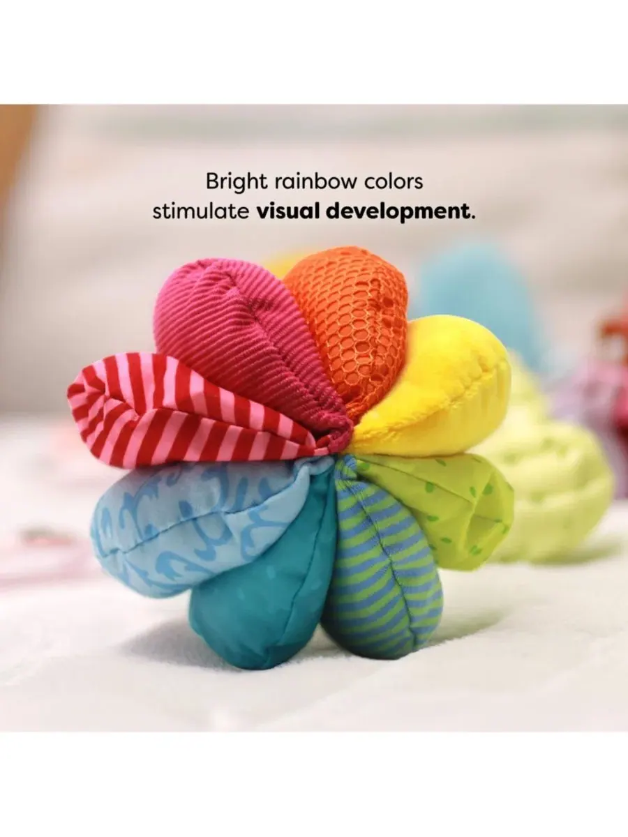 Мяч-игрушка для развития Rainbow Fabric Haba, Mutli — изображение 5 из 7