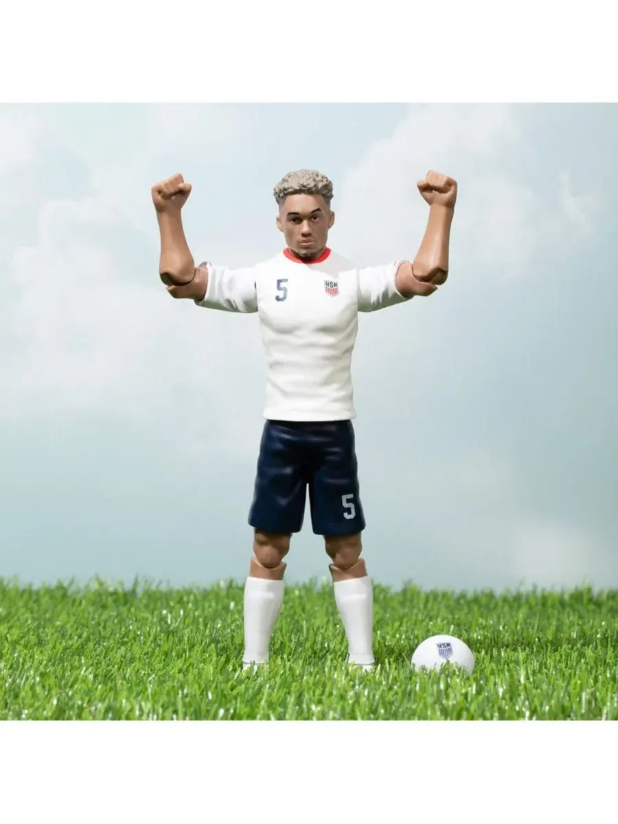 Коллекционная футбольная фигурка SOCKERS USMNT Антони Робинсона высотой 20 см Banbo Toys — изображение 4 из 6