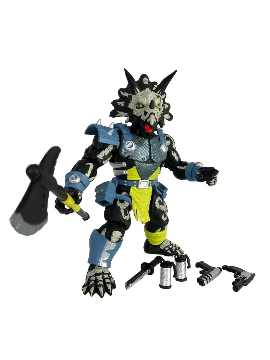 Коллекционная фигурка Saurozoic Warrior Triax Skiver Night Lands Deco Saurozoic Warriors, Open — изображение 4 из 11