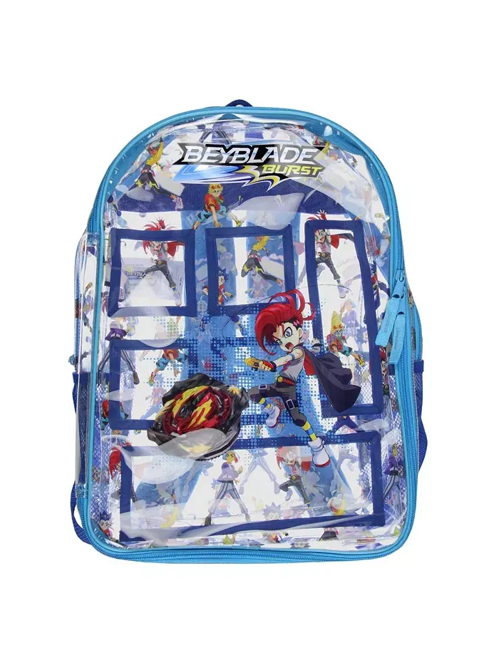 Рюкзак Burst Backpack Heavy Duty прозрачный школьный Beyblade