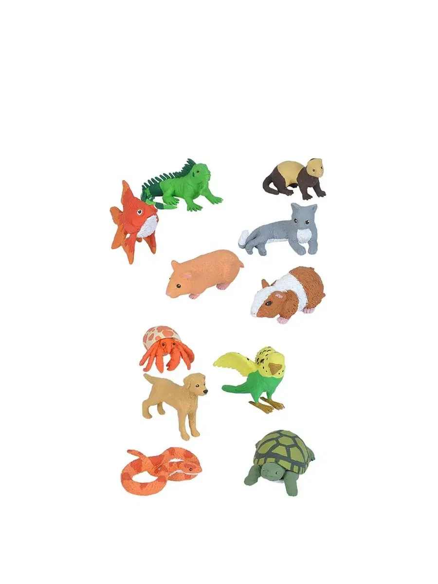 Набор фигурок с домашними питомцами, 12 предметов, Nature Tube Pets Wild Republic, Open — изображение 2 из 2