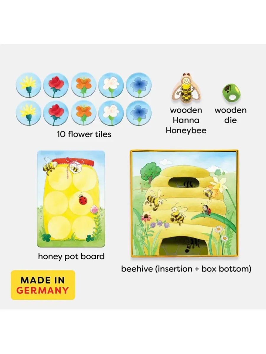 Настольная игра для малышей Hanna Honeybee Haba, Mutli — изображение 6 из 7