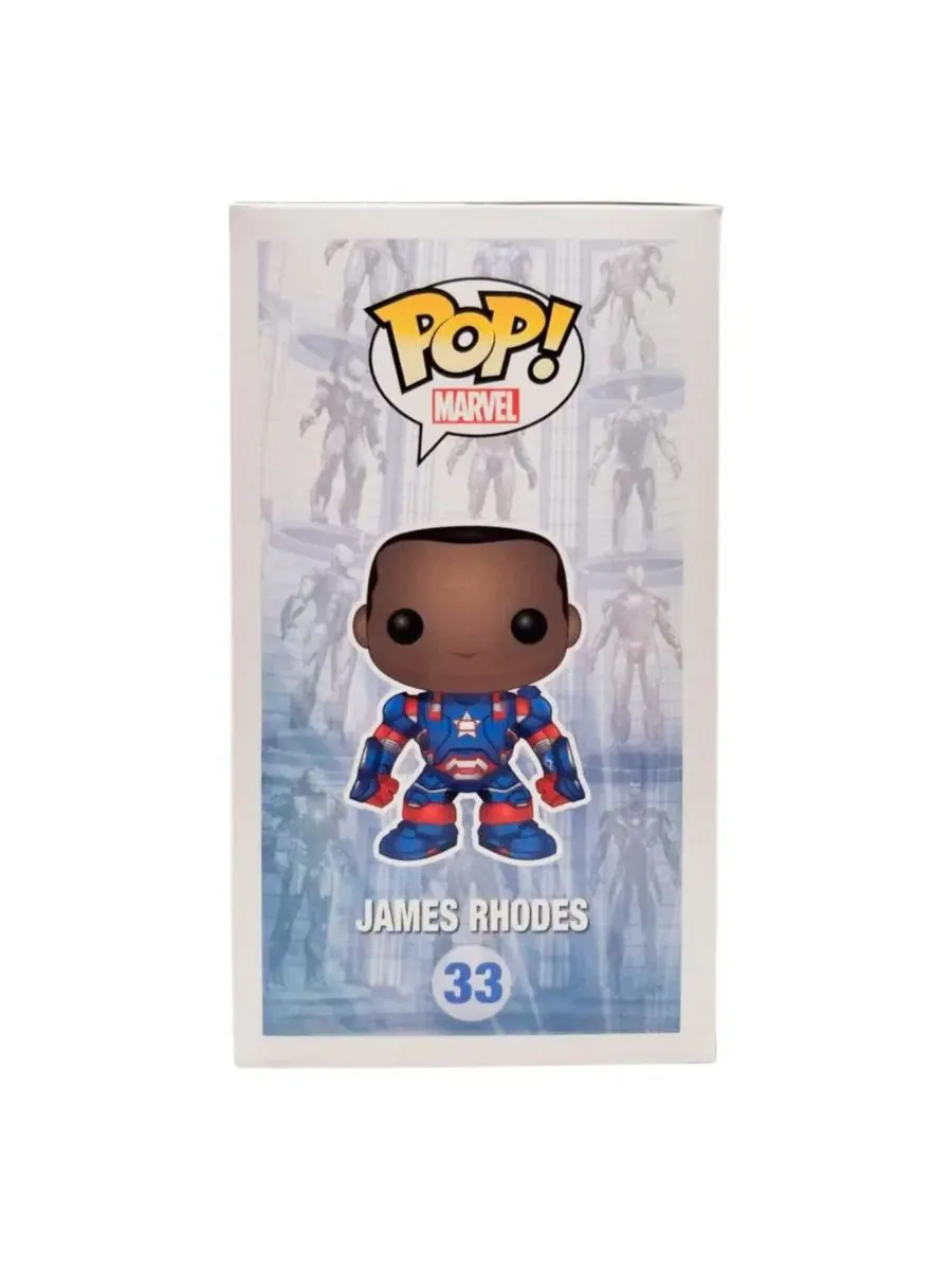Фигурка Marvel Pop Vinyl: Железный человек 3, Джеймс Роудс, эксклюзив SDCC 2013, редкая версия Funko — изображение 6 из 7