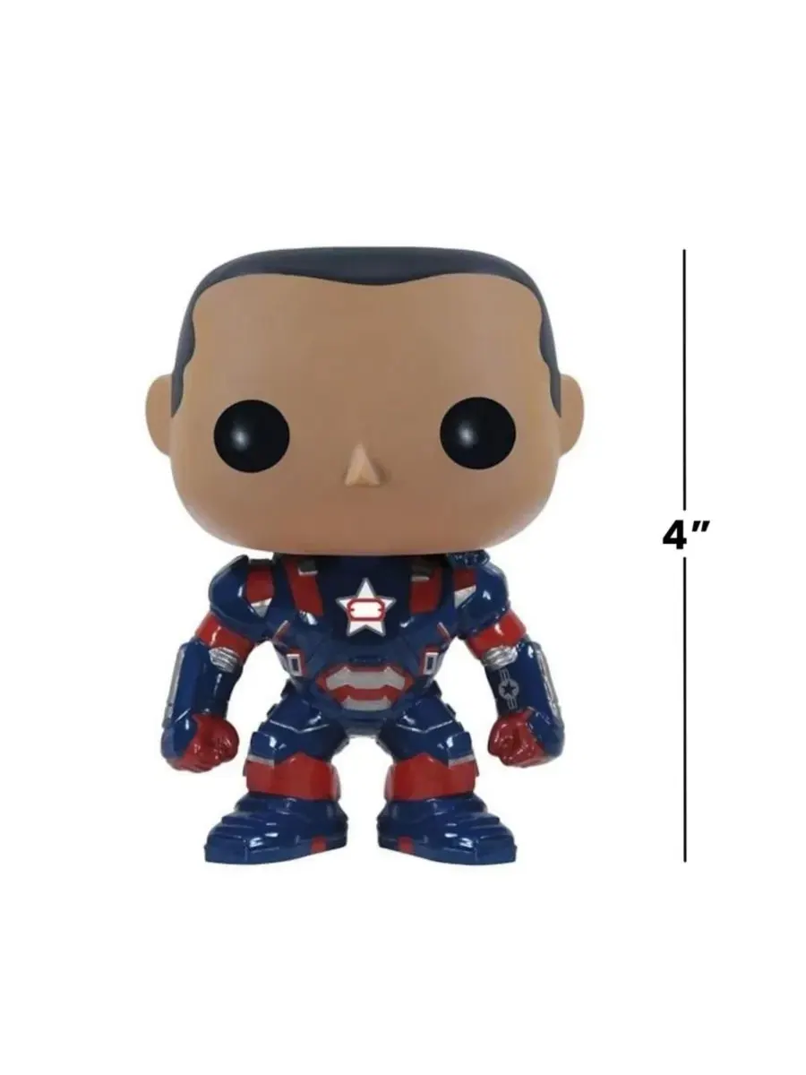 Фигурка Marvel Pop Vinyl: Железный человек 3, Джеймс Роудс, эксклюзив SDCC 2013, редкая версия Funko — изображение 7 из 7