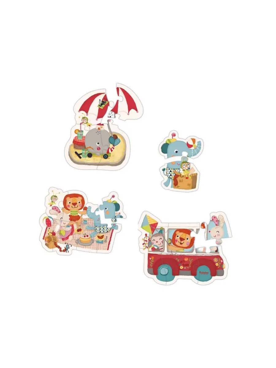 Пазл-головоломка Pippa Bunny Road Trip Bababoo and friends, Open Miscellaneous