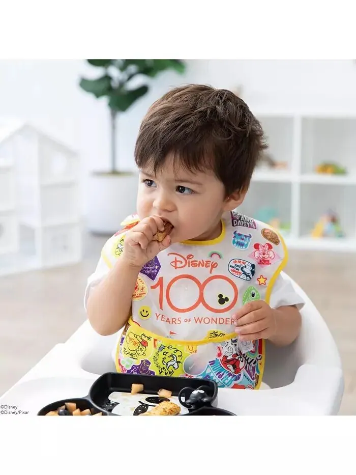 Супер нагрудники Baby Disney 100 Happy Faces, 2 шт Bumkins — изображение 4 из 7