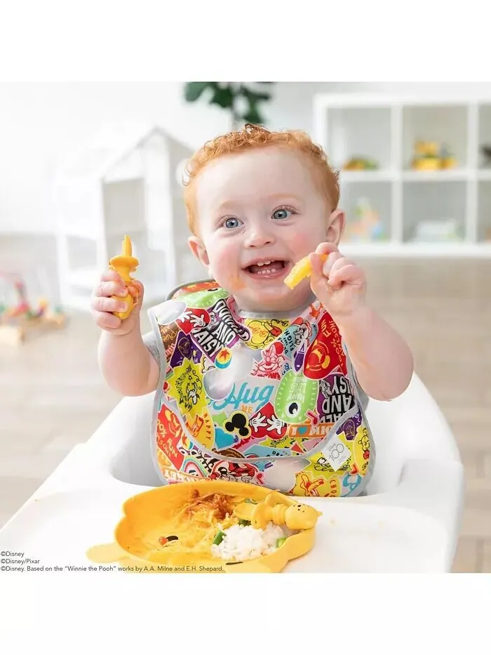 Супер нагрудники Baby Disney 100 Happy Faces, 2 шт Bumkins — изображение 5 из 7