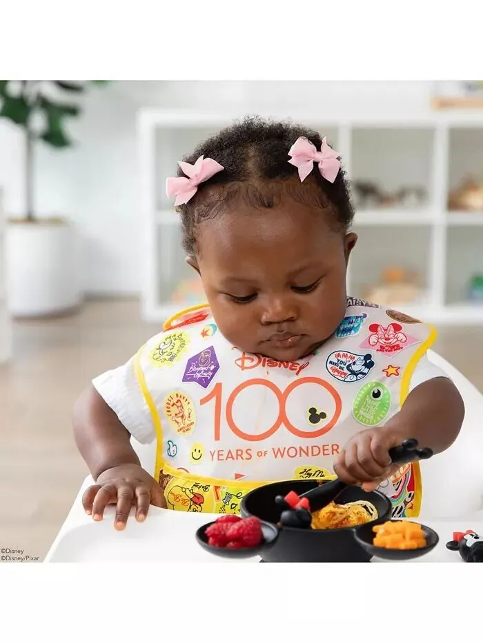 Супер нагрудники Baby Disney 100 Happy Faces, 2 шт Bumkins — изображение 6 из 7