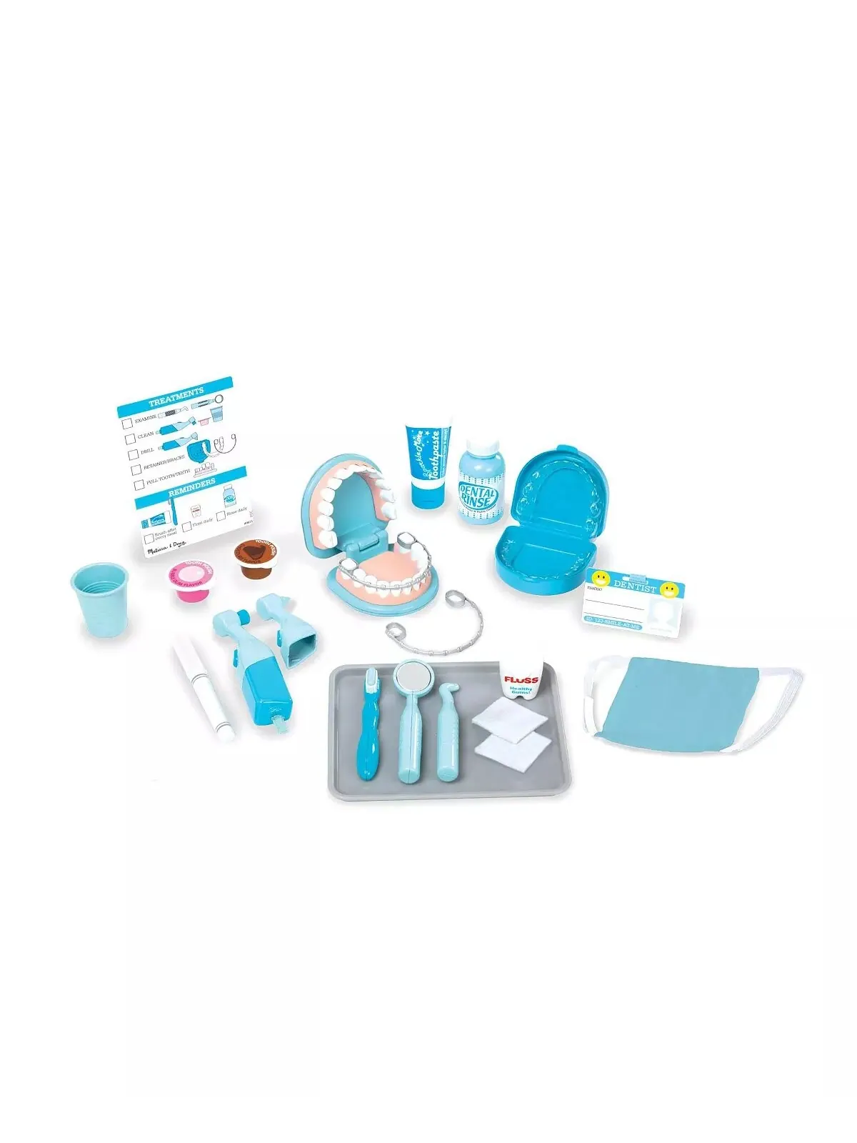 Игровой набор Melissa & Doug Super Smile Dentist Kit, 26 деталей — изображение 3 из 3