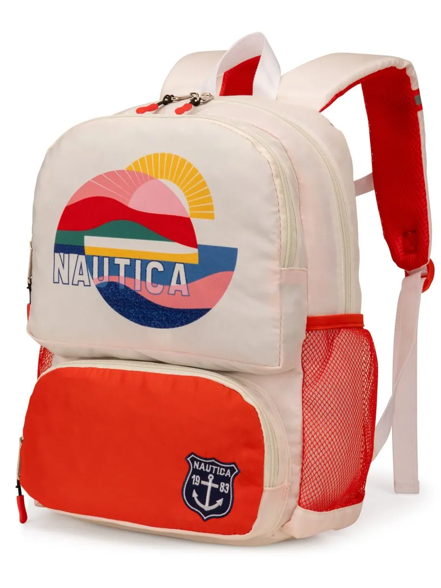 Детский школьный рюкзак, высота 40 см Nautica, цвет sunny day — изображение 2 из 8