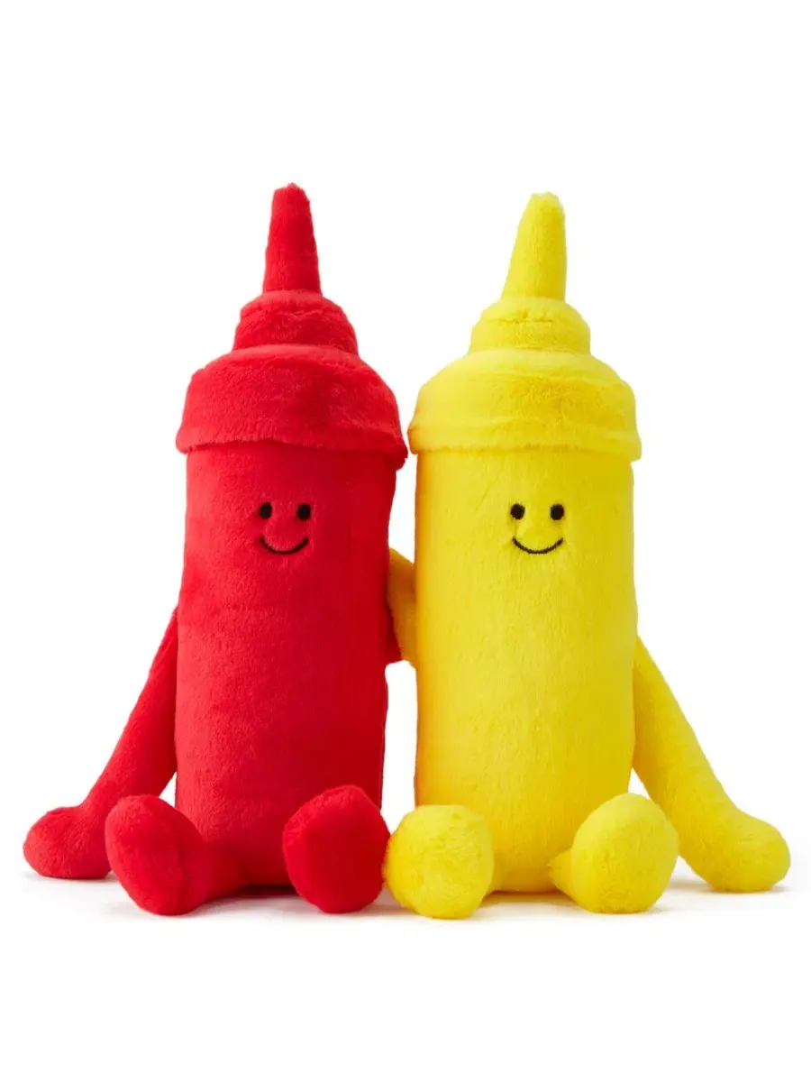 Плюшевая игрушка в виде кетчупа и горчицы высотой 25 см Geoffrey'S Toy Box — изображение 4 из 7