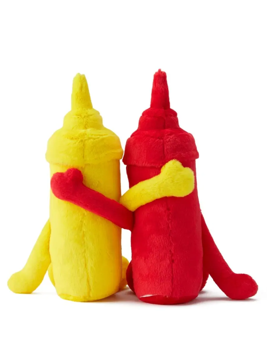 Плюшевая игрушка в виде кетчупа и горчицы высотой 25 см Geoffrey'S Toy Box — изображение 6 из 7