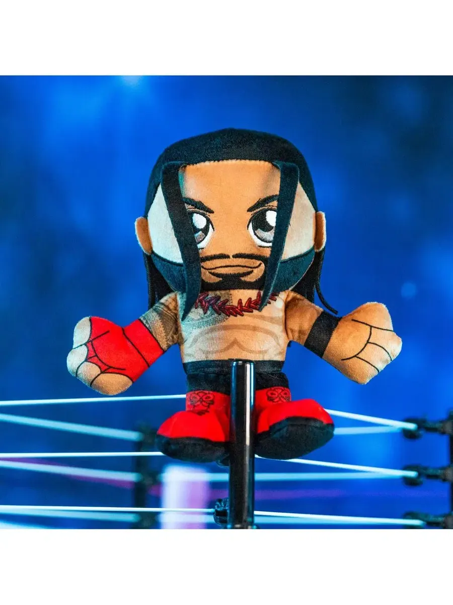 Мягкая плюшевая игрушка WWE Роман Рейнс 20 см (20 см) Курича в сидячем положении - в стиле чиби — изображение 4 из 7