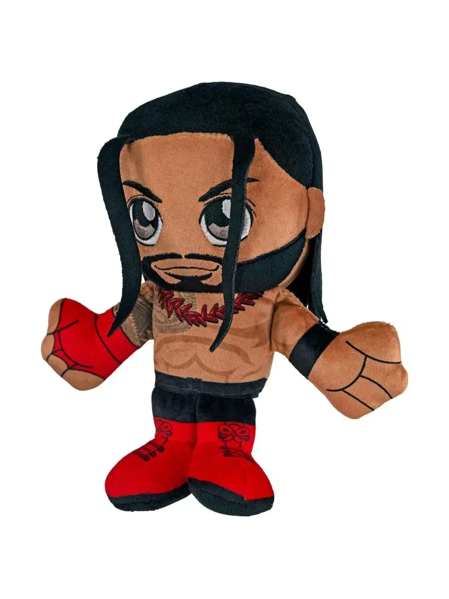 Мягкая плюшевая игрушка WWE Роман Рейнс 20 см (20 см) Курича в сидячем положении - в стиле чиби — изображение 5 из 7