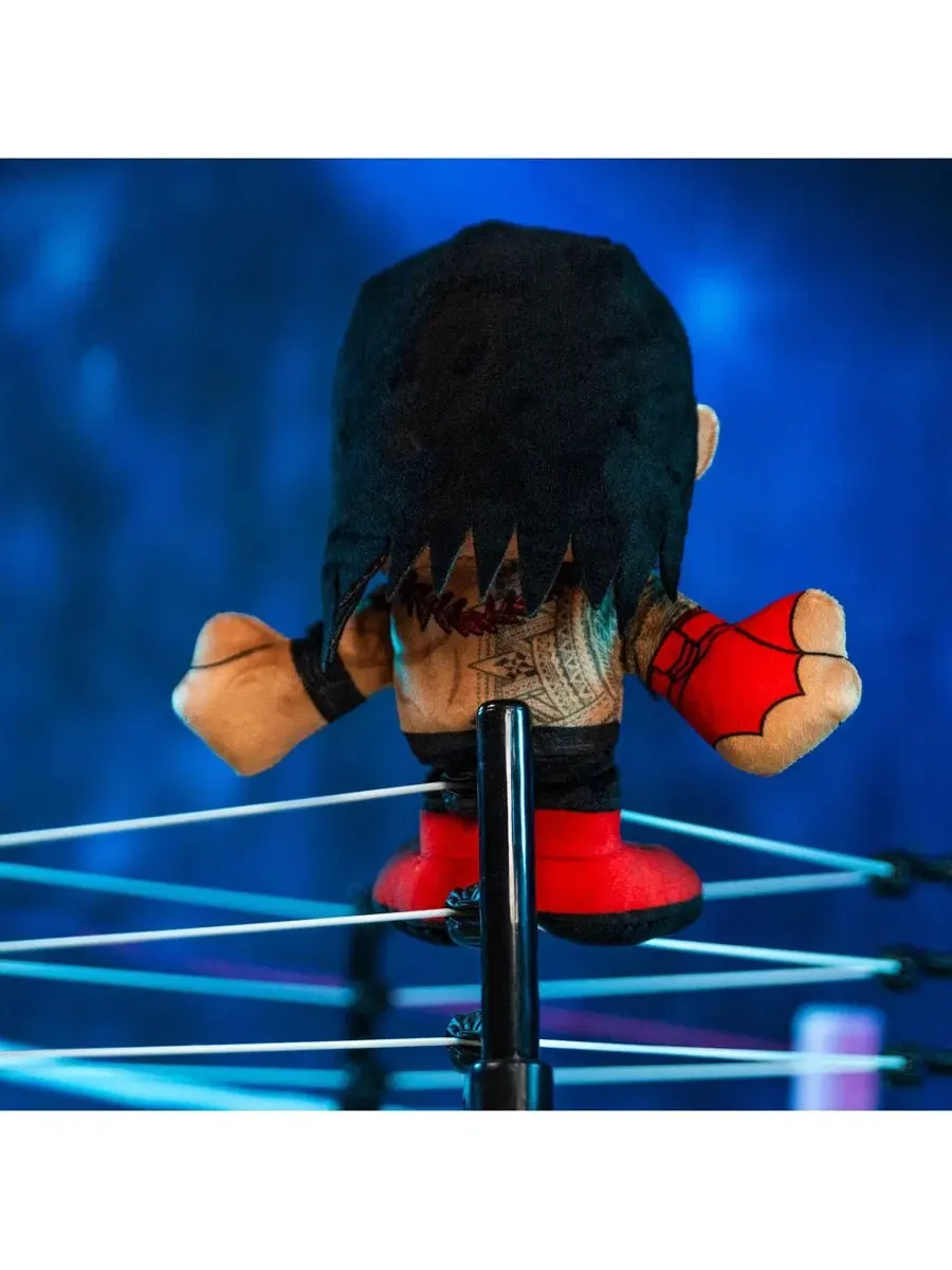 Мягкая плюшевая игрушка WWE Роман Рейнс 20 см (20 см) Курича в сидячем положении - в стиле чиби — изображение 7 из 7