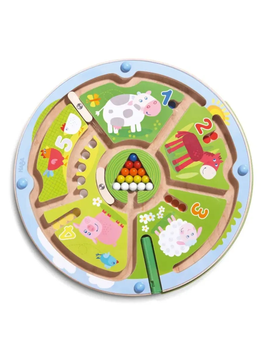 Развивающая игрушка Магнитный лабиринт с цифрами Haba, Mutli