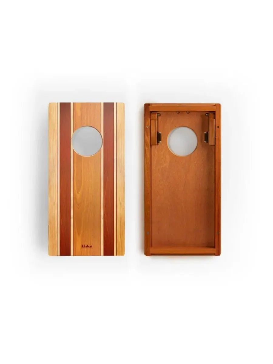 Набор для игры в корнхол 30x60 см, с твердой рамой из красного дерева, Classic Woody Elakai — изображение 2 из 3
