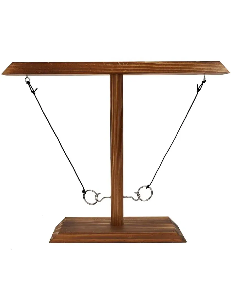 Настольная игра «Кольцеброс» 2 игрока, деревянная Pacific Shore Games, Walnut Wood Stain — изображение 3 из 7