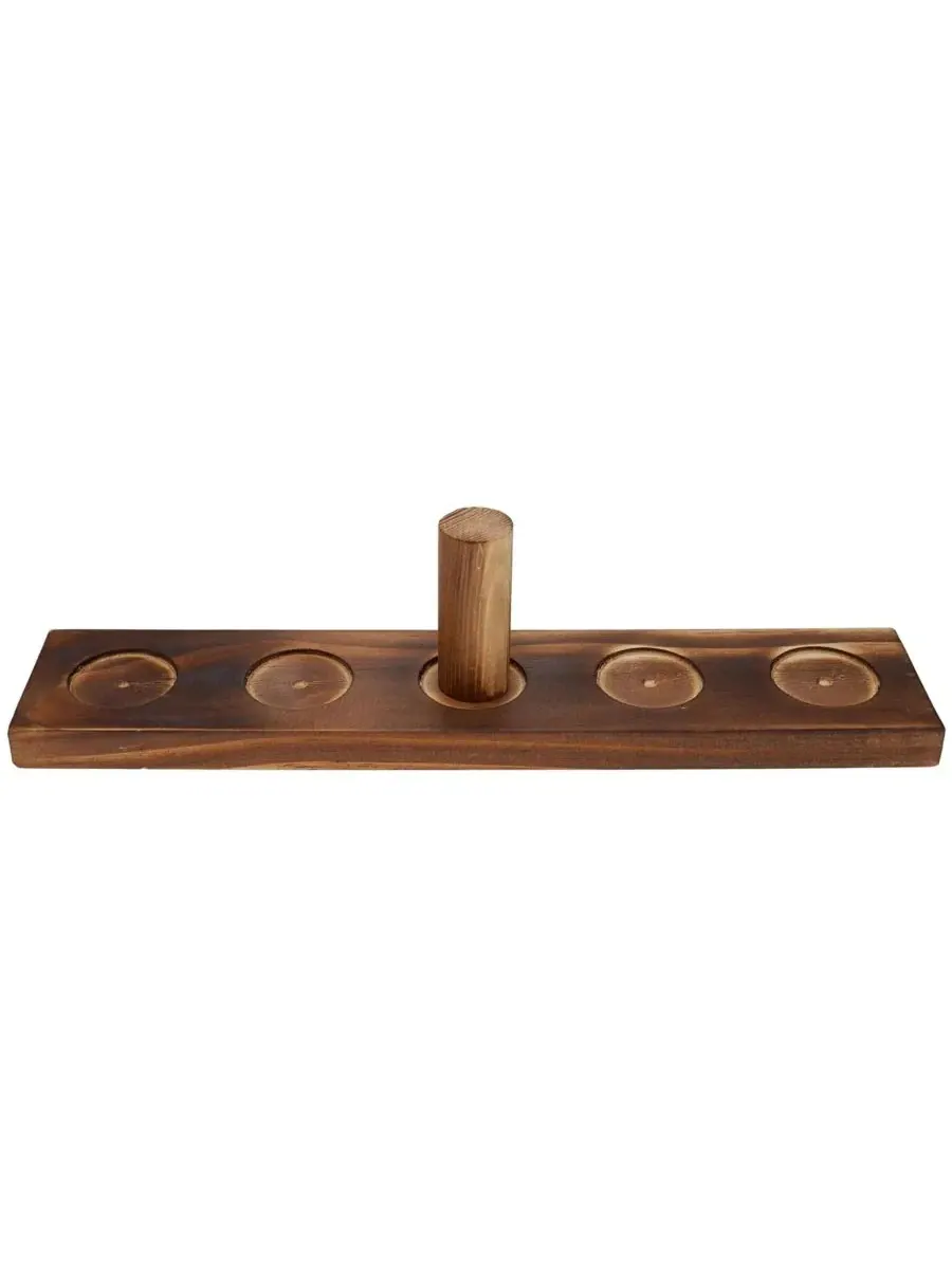 Настольная игра «Кольцеброс» 2 игрока, деревянная Pacific Shore Games, Walnut Wood Stain — изображение 6 из 7