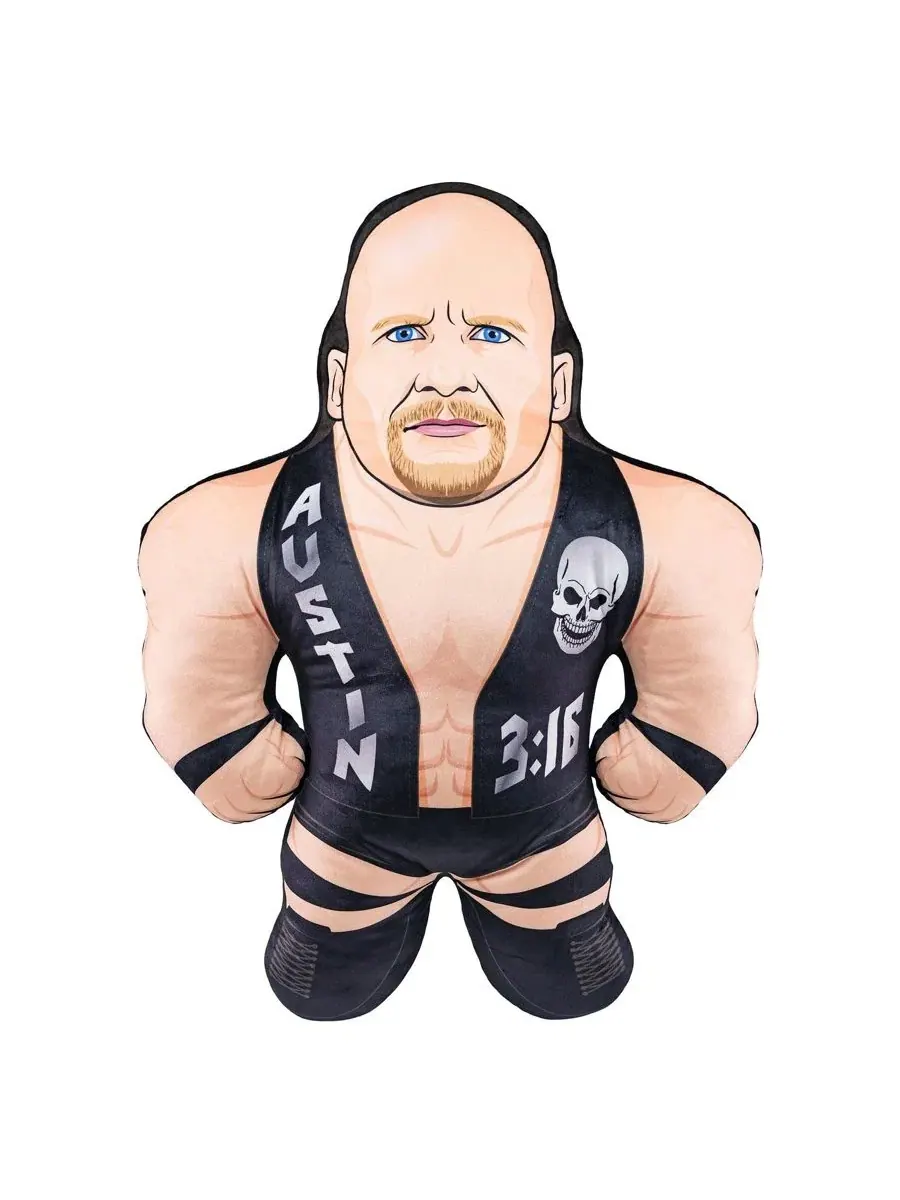 Мягкая плюшевая игрушка WWE Stone Cold Steve Austin Bleacher Buddy Bleacher Creatures