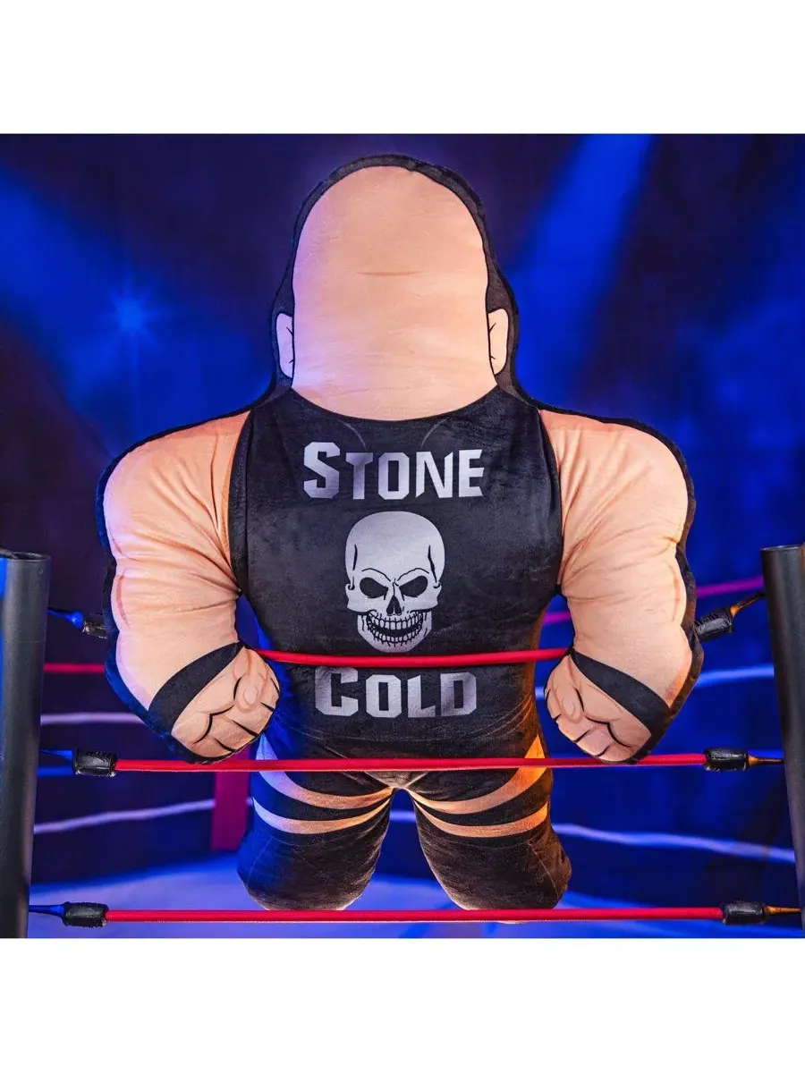 Мягкая плюшевая игрушка WWE Stone Cold Steve Austin Bleacher Buddy Bleacher Creatures — изображение 2 из 6