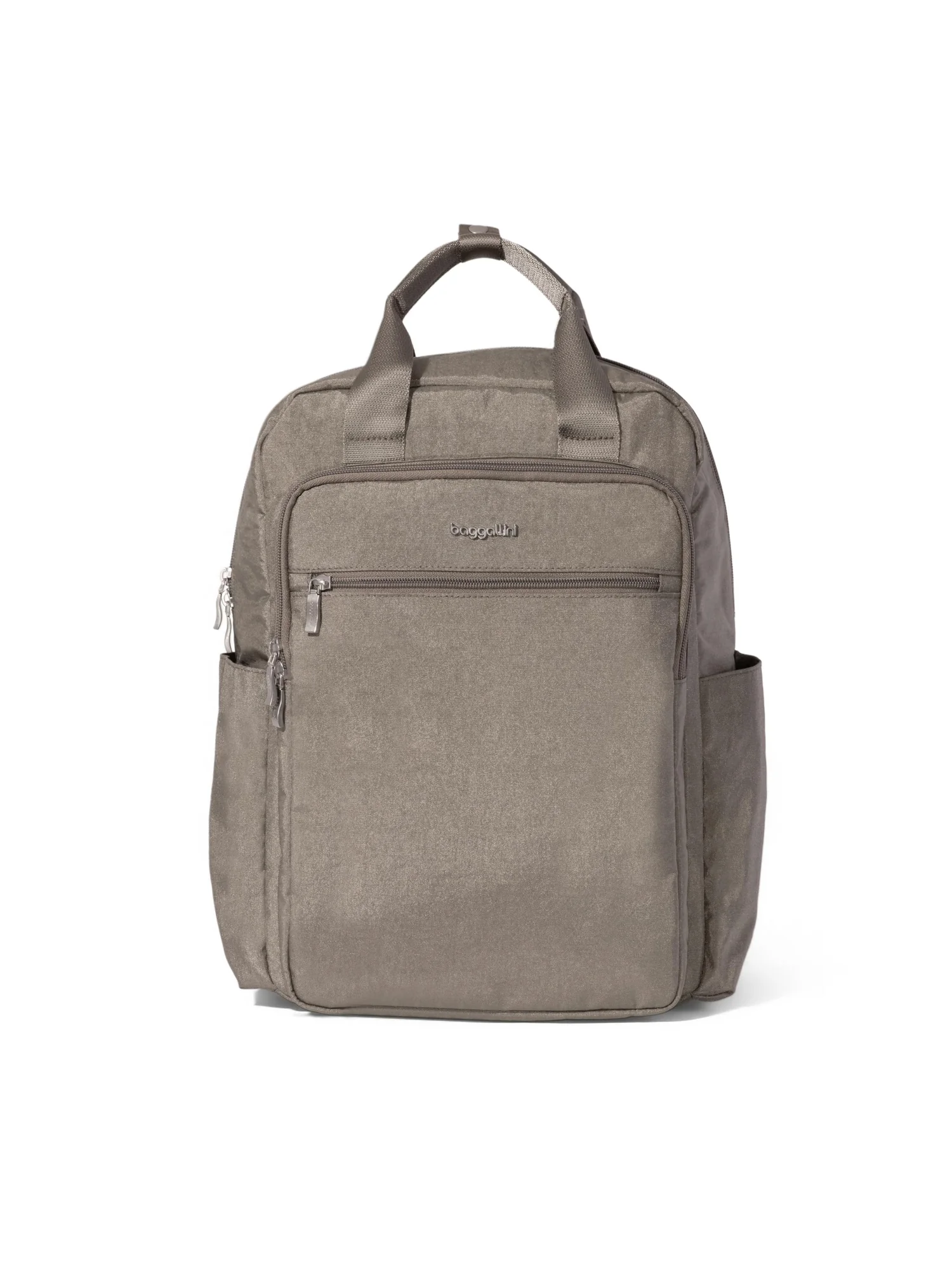 Рюкзак Baggallini Commuter Laptop Backpack — серебристый
