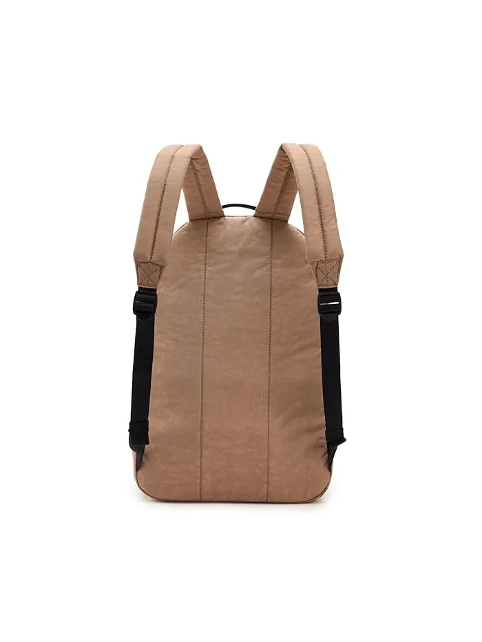 Рюкзак женский Kipling Curtis Extra нейлон — изображение 2 из 5, бежевый
