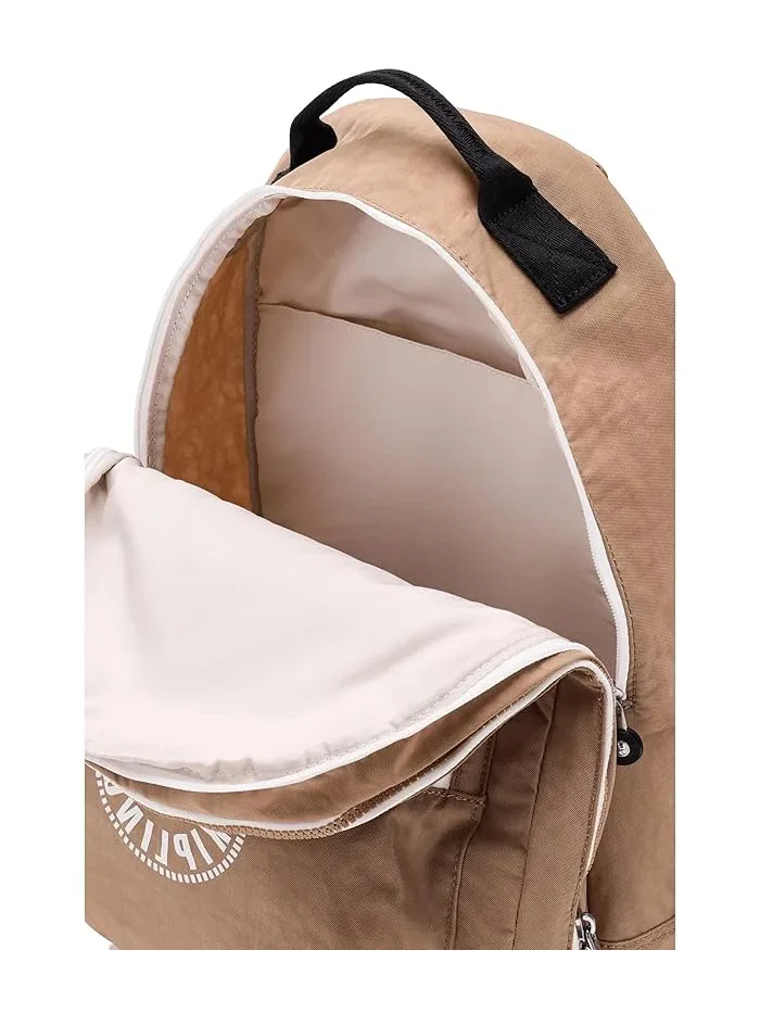 Рюкзак женский Kipling Curtis Extra нейлон — изображение 5 из 5, бежевый