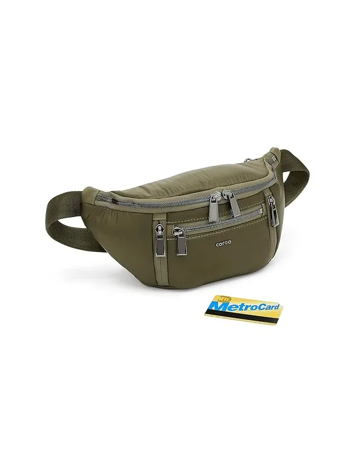 Сумка через плечо Sling Small Caraa — изображение 3 из 5, оливковый