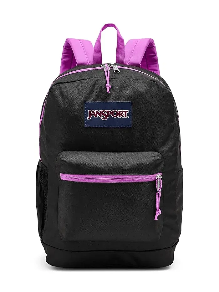 Рюкзак женский JanSport Cross Town Plus полиэстер — черный