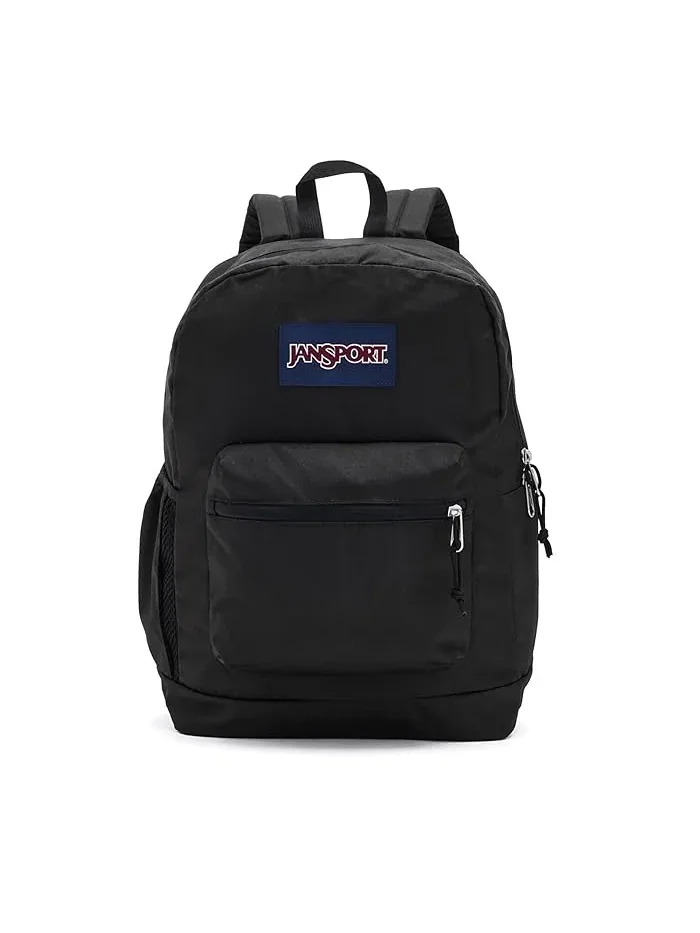 Рюкзак женский JanSport 15 Cross Town Plus полиэстер — черный