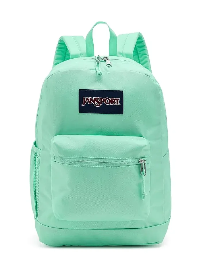 Рюкзак женский JanSport Cross Town Plus полиэстер — зеленый