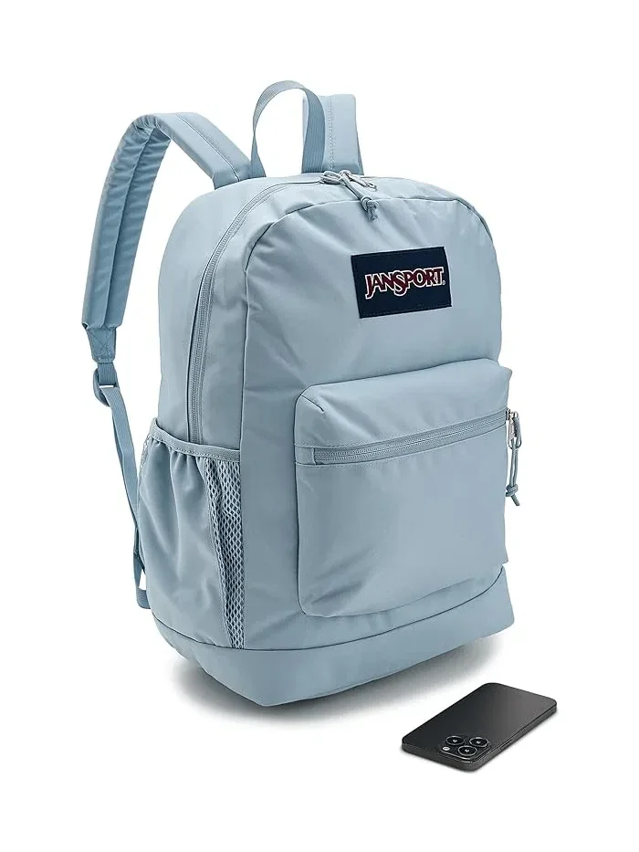Рюкзак женский JanSport Cross Town Plus полиэстер — изображение 3 из 5, синий