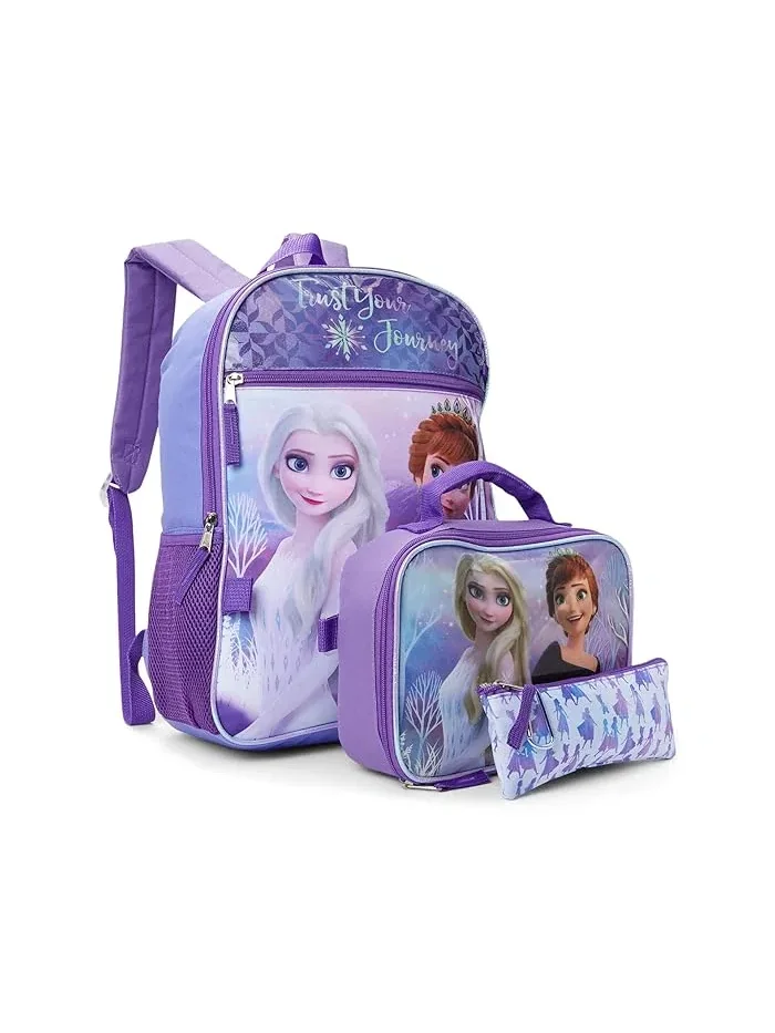 Рюкзак Frozen 4 предмета BIOWORLD Kids — черный