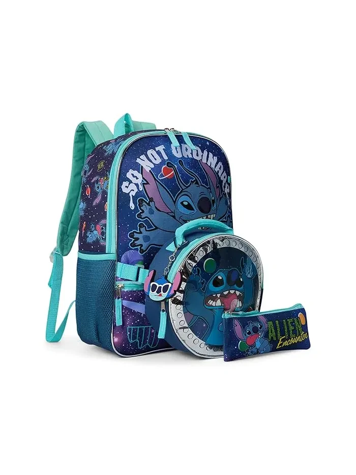 Рюкзак детский Lilo & Stitch 5 Piece Backpack Set BIOWORLD Kids — фиолетовый