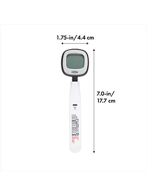 OXO Good Grips Цифровой термометр для мяса — изображение 2 из 6, белый
