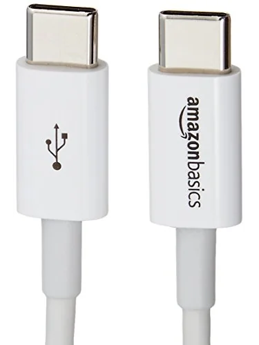 Amazon Basics — кабель USB-C, 6 футов — изображение 2 из 7, белый