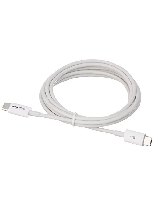 Amazon Basics — кабель USB-C, 6 футов — изображение 3 из 7, белый