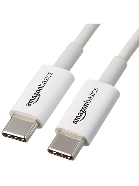Amazon Basics — кабель USB-C, 6 футов — белый