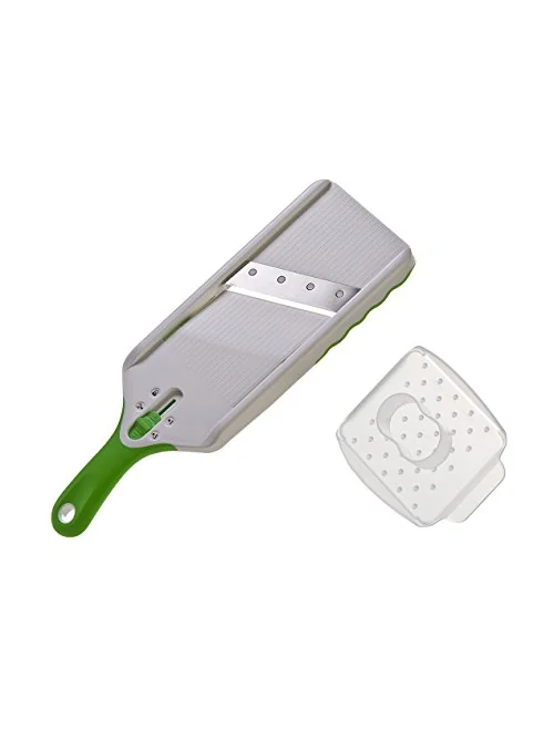 PrepSolutions Adjust-A-Slice Mandoline Slicer — овощерезка мандолина, зелёная — 3