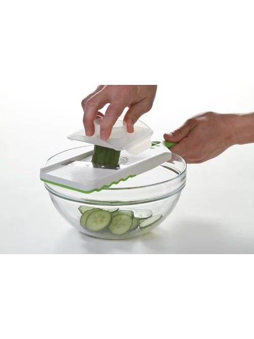 PrepSolutions Adjust-A-Slice Mandoline Slicer — овощерезка мандолина, зелёная — 5