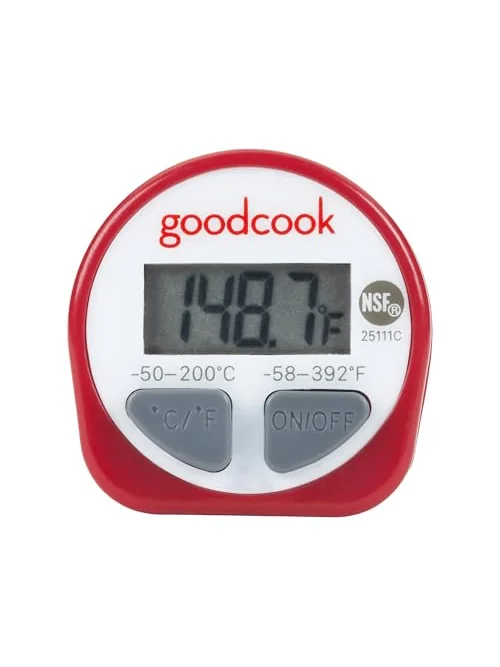 GoodCook Термометр цифровой для мяса красный — 2