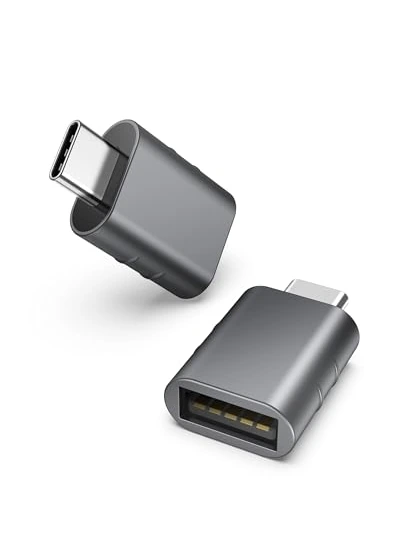 Syntech USB-C на USB 3.0 переходник, 2 штуки, тёмно-серый