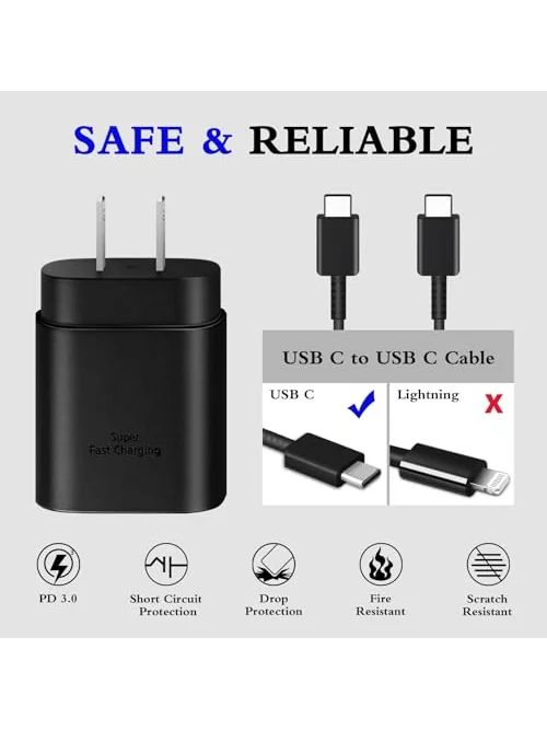 GUUSMART зарядное устройство USB Type-C 25W, 2-пак — изображение 3 из 6, черный