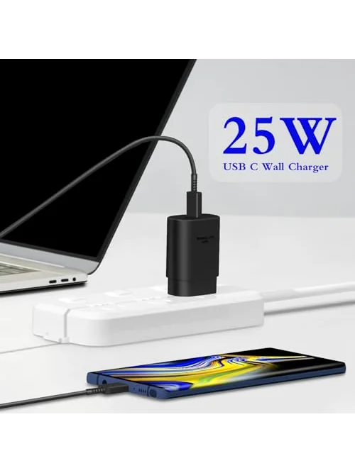 GUUSMART зарядное устройство USB Type-C 25W, 2-пак — изображение 5 из 6, черный