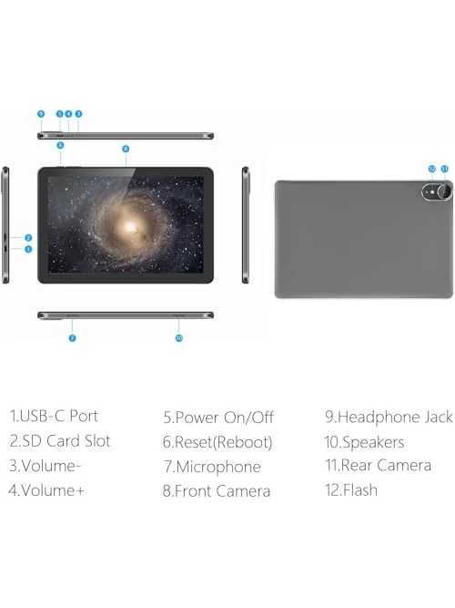 ECOPAD 10.1" планшет Android 15 — 6