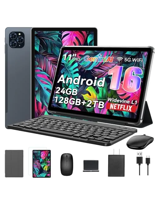 TABWEE T90 — планшет Android 16, 11 дюймов, 24GB RAM — 1